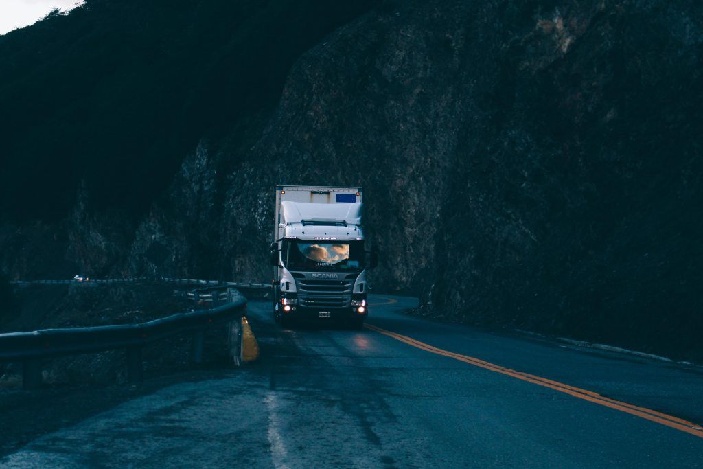 Camion blanc