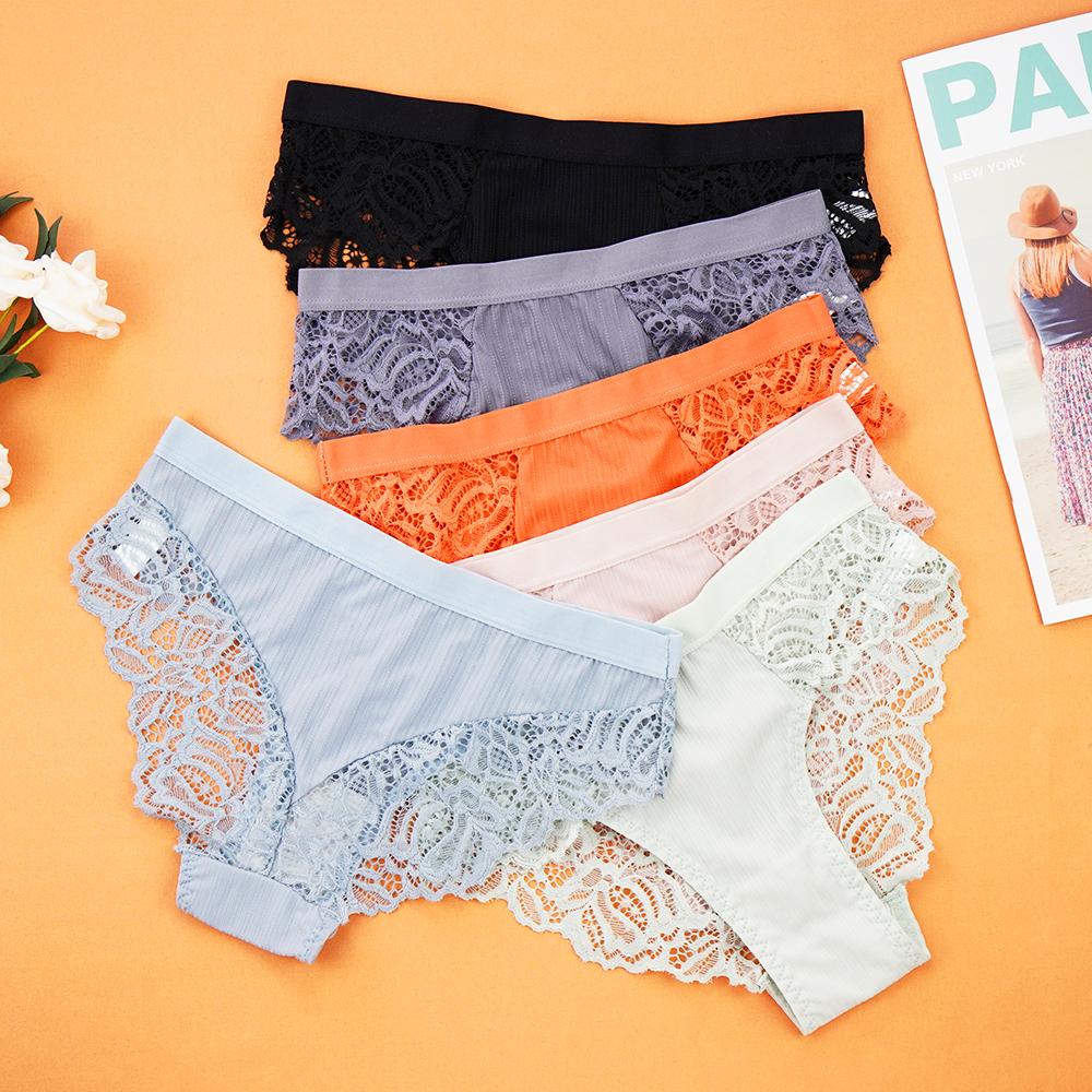 Slips en dentelle coton