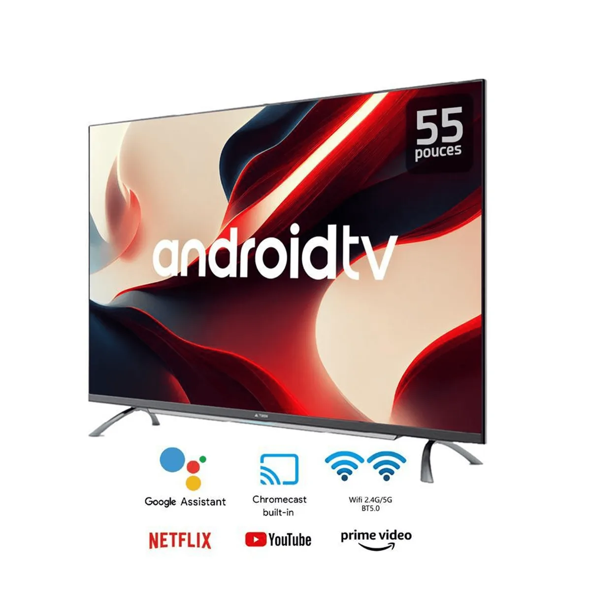 TELEVEISEUR ASTECH 55" SMART ANDROID 55GX3500QD