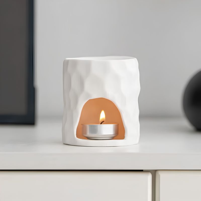 Brûleur Encens en Céramique Texturée