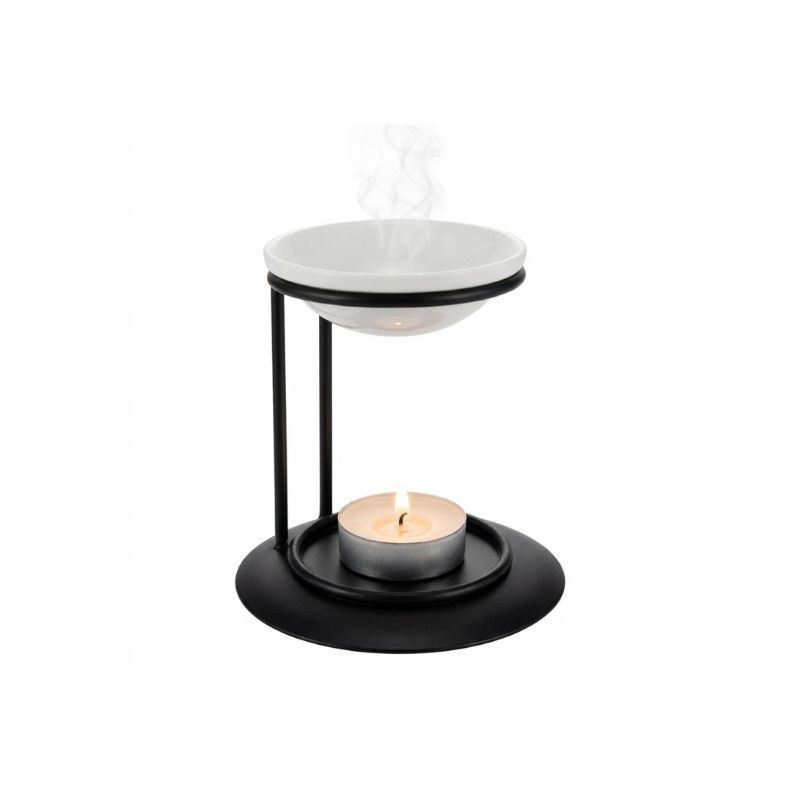 Brûleur Encens Minimaliste Métal Noir