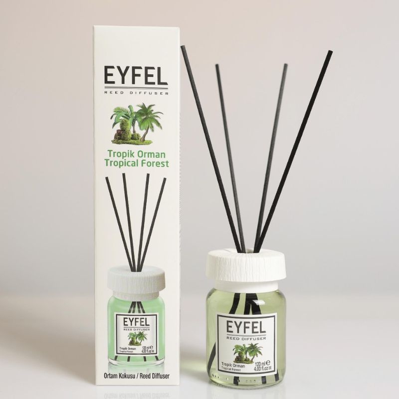 Eyfel Diffuseur à Bâtonnets – 120ml – Forêt Tropicale
